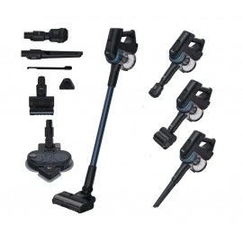 Hoover HF4P10YP 011 39401086 Επαναφορτιζόμενη Σκούπα Stick 2 σε 1 Σκούπισμα και Σφουγγάρισμα 25,2V Petrol Blue