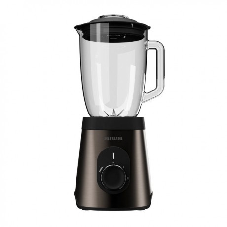 Aiwa ATB-1500 Μπλέντερ με Γυάλινη Κανάτα 1.5lt 1500W Ανθρακί