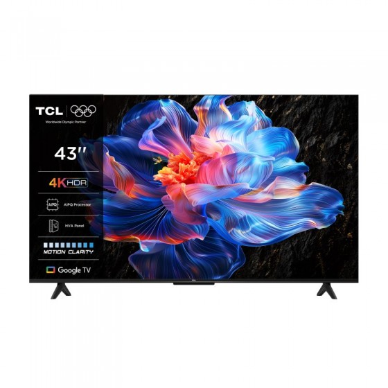 TCL 43P6K Smart Τηλεόραση 43" 4K UHD LED HDR (2025)