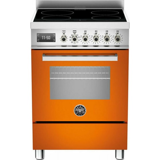 Bertazzoni PRO604IMFESART Κουζίνα με Επαγωγικές Εστίες 60εκ Πορτοκαλί