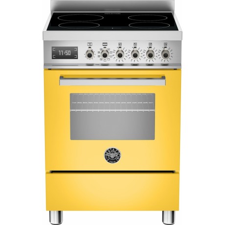 Bertazzoni PRO60 4I MFE S GI T Κουζίνα με Επαγωγικές Εστίες 60εκ Κίτρινο