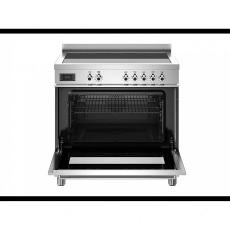 Bertazzoni PRO95I1EXT Κουζίνα με 5 Επαγωγικές Εστίες 90εκ Inox