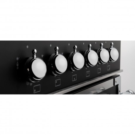 Bertazzoni HER10 5I 2E NE T 5 Εστίες Επαγωγικές - 2 Φούρνοι Ηλεκτρικοί Black