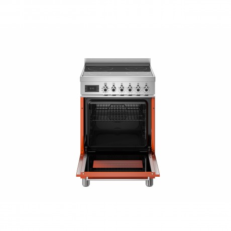 Bertazzoni PRO604IMFESART Κουζίνα με Επαγωγικές Εστίες 60εκ Πορτοκαλί