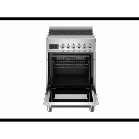Bertazzoni PRO64I1EXT Κουζίνα με Επαγωγικές Εστίες 60εκ Inox
