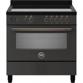 Bertazzoni PRO95I1ECAT Κουζίνα με Φούρνο Ηλεκτρικό & 5 Eπαγωγικές Eστίες 90cm Black