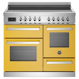 Bertazzoni PRO10 5I 3E GI T Κουζίνα με 5 Εστίες Επαγωγικές & 3 Φούρνους 100εκ. Κίτρινο