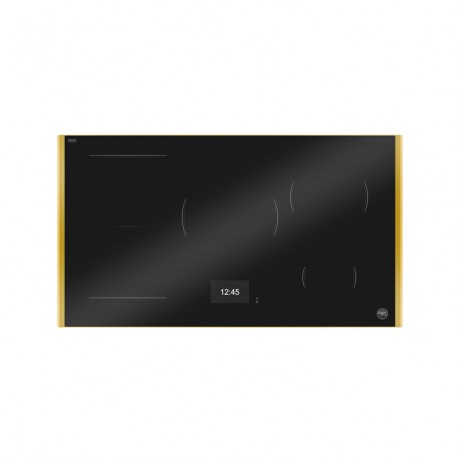 Bertazzoni P90 5I 1M 37GT ORO Επαγωγική Εστία 5 Θέσεων με Οθόνη TFT 94x52.4εκ. Xρυσό Πλαίσιο