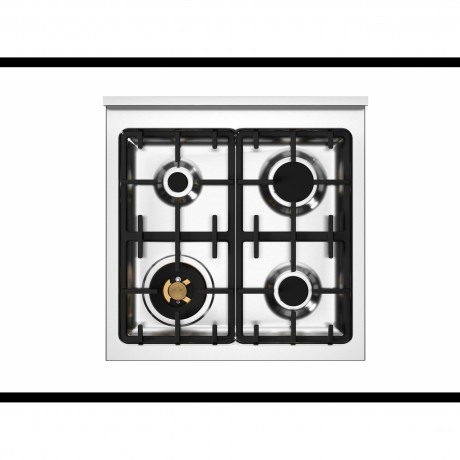 Bertazzoni PRO6 4L 1E AR T Κουζίνα με 4 Εστίες Αερίου Και Φούρνο Ηλεκτρικό 60εκ. Πορτοκαλί