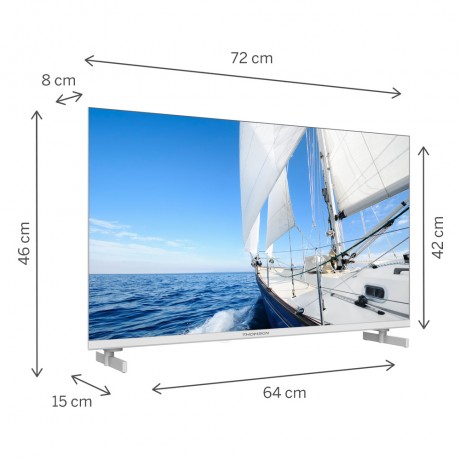 Thomson 32HG2S14W Google Tv 32" HD Ready LED  (2024) Λευκή