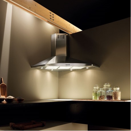 Elica Acuta IX/F/100 Γωνιακός Απορροφητήρας Καμινάδα 100cm Inox PRF0121267A