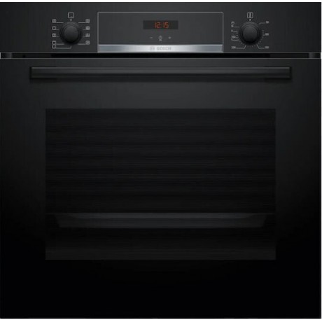 Bosch HBA534EB3 + PPP6A6B90 Σετ Εντοιχισμού με Εστίες Υγραερίου Μαύρο