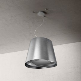 Elica Juno Urban ZINC/F/50 Απορροφητήρας Νησίδα Ανακύκλωσης 50cm Inox PRF0147730B