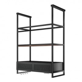 Elica Open Suite Superior BL/F/80 Απορροφητήρας Νησίδα-Οροφής 80cm 500m³/h Μαύρος PRF0165965A