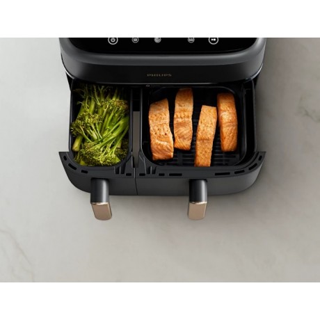 Philips NA352/00 Air Fryer 9lt με Διπλό Κάδο