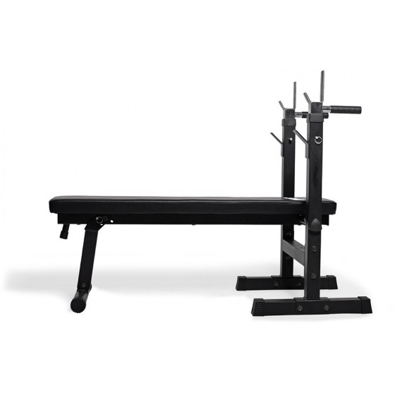 Virtufit VFB02032 Ρυθμιζόμενος Πάγκος Γυμναστικής με Ορθοστάτες 