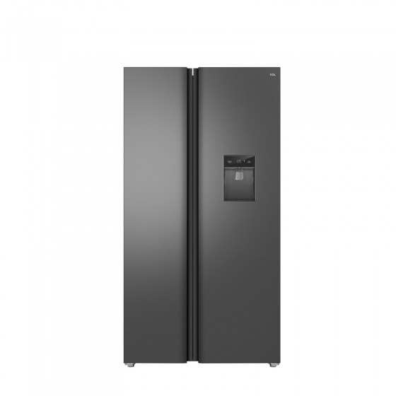 TCL RP631SSE0 Ψυγείο Ντουλάπα 631lt Total NoFrost Υ176.8xΠ92xΒ73.5εκ. Dark Silver
