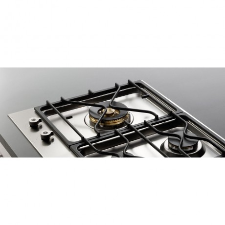 Bertazzoni PM36 5 S0 X Εστία Υγραερίου Αυτόνομη με 5 Καυστήρες 89x52εκ Inox