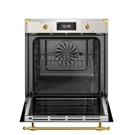 Bertazzoni F6011HERVPTAG Εντοιχιζόμενος Πυρολυτικός Φούρνος Ατμού 76lt Π59.5εκ. Α++ Μπεζ 