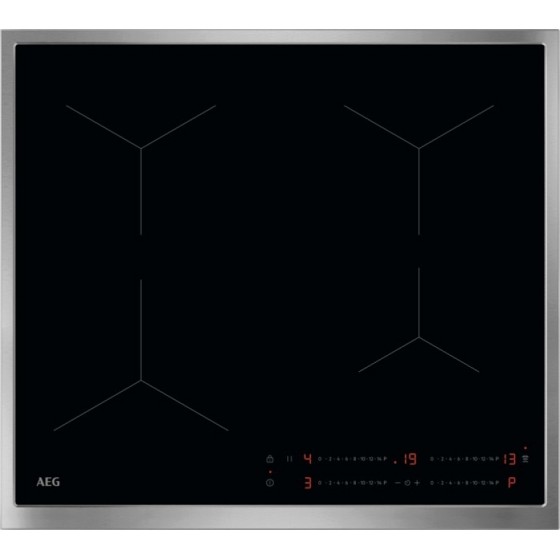 AEG TO64IA0FXB Αυτόνομη Επαγωγική Εστία με Inox Πλαίσιο 60cm