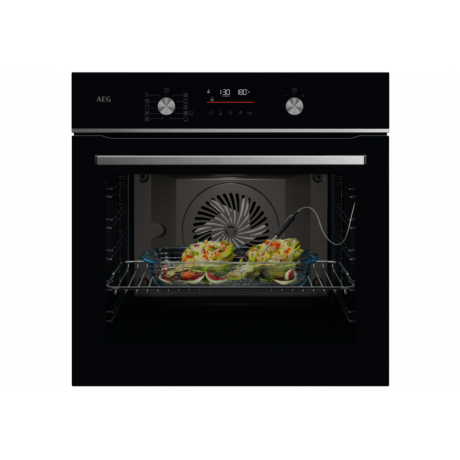AEG OS6CB531AB 6000 SurroundCook Εντοιχιζόμενος Φούρνος 71lt WiFi Π59.6εκ. Α+ Μαύρος
