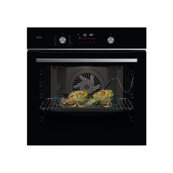 AEG OS6CB531AB 6000 SurroundCook Εντοιχιζόμενος Φούρνος 71lt WiFi Π59.6εκ. Α+ Μαύρος