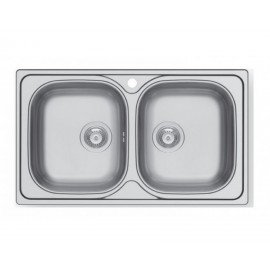 Maidtec Inset 2B Ένθετος Νεροχύτης Inox Σατινέ 86x50cm 101054001