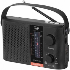 Trevi RA-7F25 Φορητό Ραδιόφωνο Ηλιακό με Bluetooth και USB Μαύρο