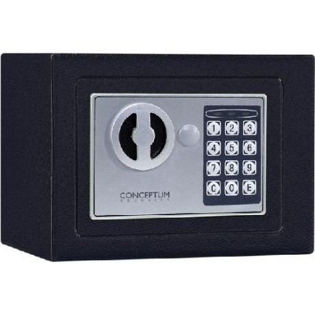Conceptum 20E Mini Safebox Χρηματοκιβώτιο με Ψηφιακό Κλείδωμα Black 105751