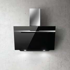 Elica Majestic BL/A/90 Απορροφητήρας Καμινάδα 90cm Μαύρος PRF0116967A