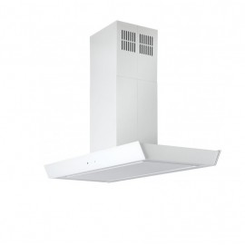 Davoline Flow 90 Απορροφητήρας Νησίδα 90cm Λευκός