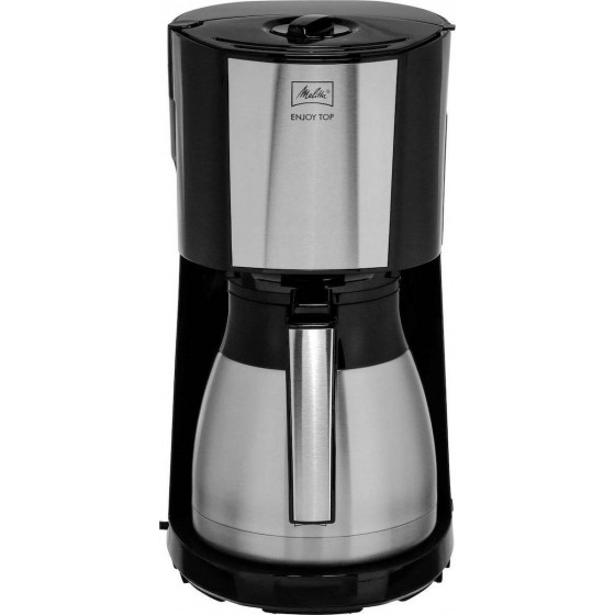 Melitta Enjoy Top Therm Inox Καφετιέρα Φίλτρου 1000W Black 1017-08