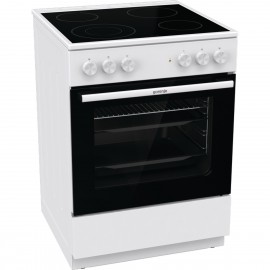 Gorenje GEC6A41WC Κουζίνα 71lt με Κεραμικές Εστίες 