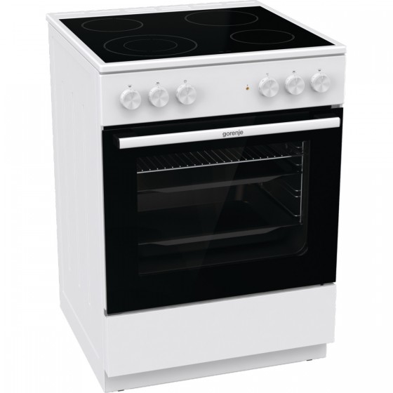 Gorenje GEC6A41WC Κουζίνα 71lt με Κεραμικές Εστίες 
