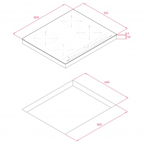 Teka IZC 64010 BK MSS Επαγωγικό Πλατώ Εστιών