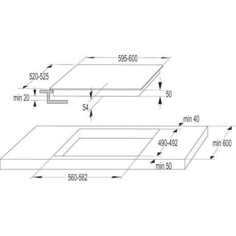 Gorenje ECT643SYW Κεραμική Εστία Αυτόνομη Λευκή 034020201