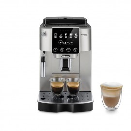 Delonghi ECAM 220.30SB Magnifica Start Αυτόματη Μηχανή Espresso 1450W Πίεσης 15bar με Μύλο Άλεσης Ασημί