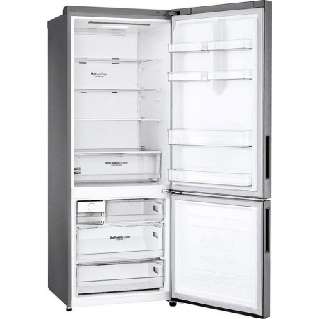 LG GBB566PZHMN Ψυγειοκαταψύκτης 462lt Total NoFrost Υ185xΠ70xΒ70εκ. Inox