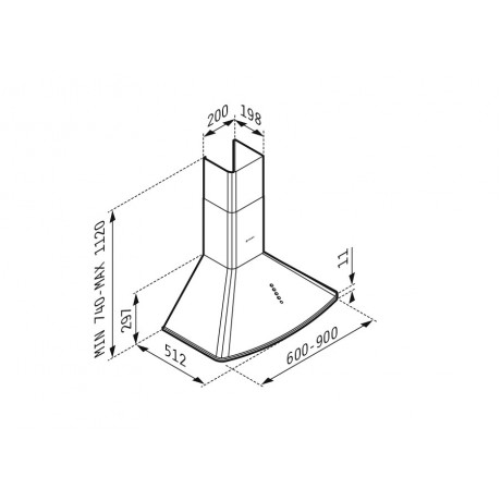 Pyramis Οβάλ Classic 90cm 065030501