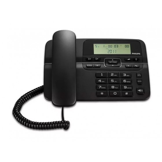 Philips M20B/00 Ενσύρματο Τηλέφωνο Γραφείου Μαύρο  