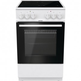 Gorenje GEC5A61WG 740527 Κουζίνα 70lt με Κεραμικές Εστίες Π50εκ. Λευκή 