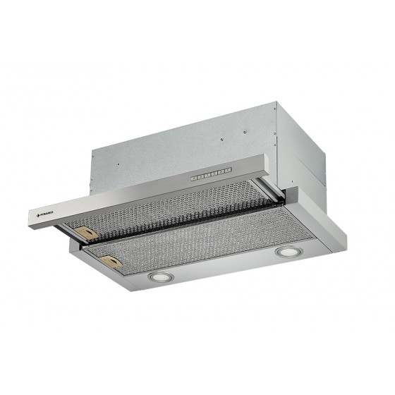 Pyramis Turbo Plus Συρόμενος Απορροφητήρας 60cm Inox 065036801