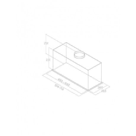 Elica Fold GR/A/72 Μηχανισμός Απορρόφησης 80cm Inox PRF0180820