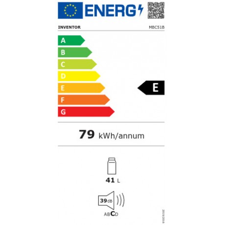 Inventor MBC51B Mini Bar Υ51xΠ44xΒ47εκ. Μαύρο