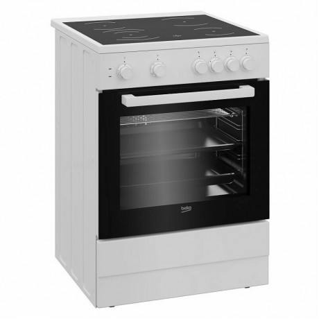 Beko FSM67011GW Κουζίνα 72lt με Κεραμικές Εστίες  Λευκή