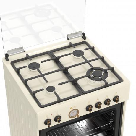 Thermogatz TGS 4320 Μικτή Κουζίνα με Εστίες Υγραερίου Μπεζ 04.401.094