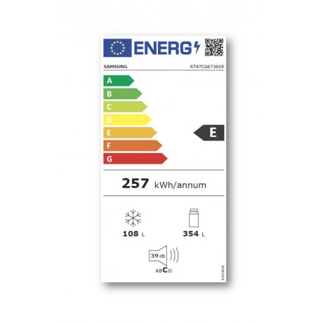 Samsung RT47CG6736S9 Ψυγείο Δίπορτο NoFrost Υ182.5xΠ70xΒ71.7εκ. Inox 