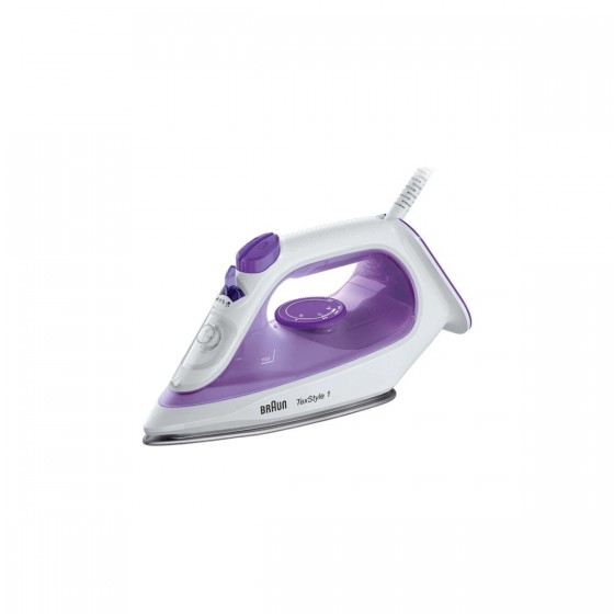 Braun TexStyle 1 SI 1080 Violet Σίδερο Ατμού 2000W με Κεραμική Πλάκα και Συνεχόμενη Παροχή 25gr/min  