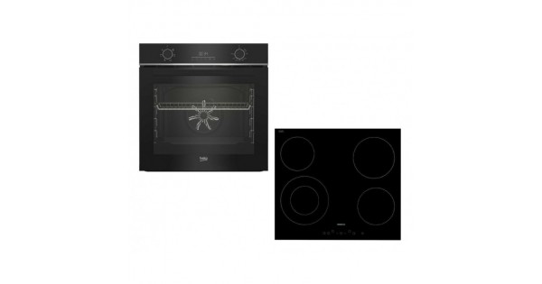 Beko BBIE17301BD + HIC 64402 E Αυτόνομο Σετ Εντοιχισμού Μαύρο