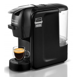 Bruno BRN-0124 Αυτόματη Μηχανή Espresso 1450W Πίεσης 19bar 3 σε 1 Μαύρη 